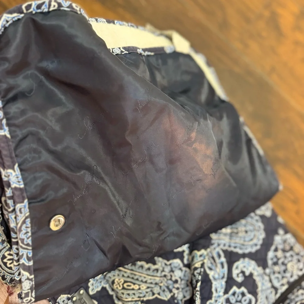 Vera Bradley Blue Paisley Baby Bag